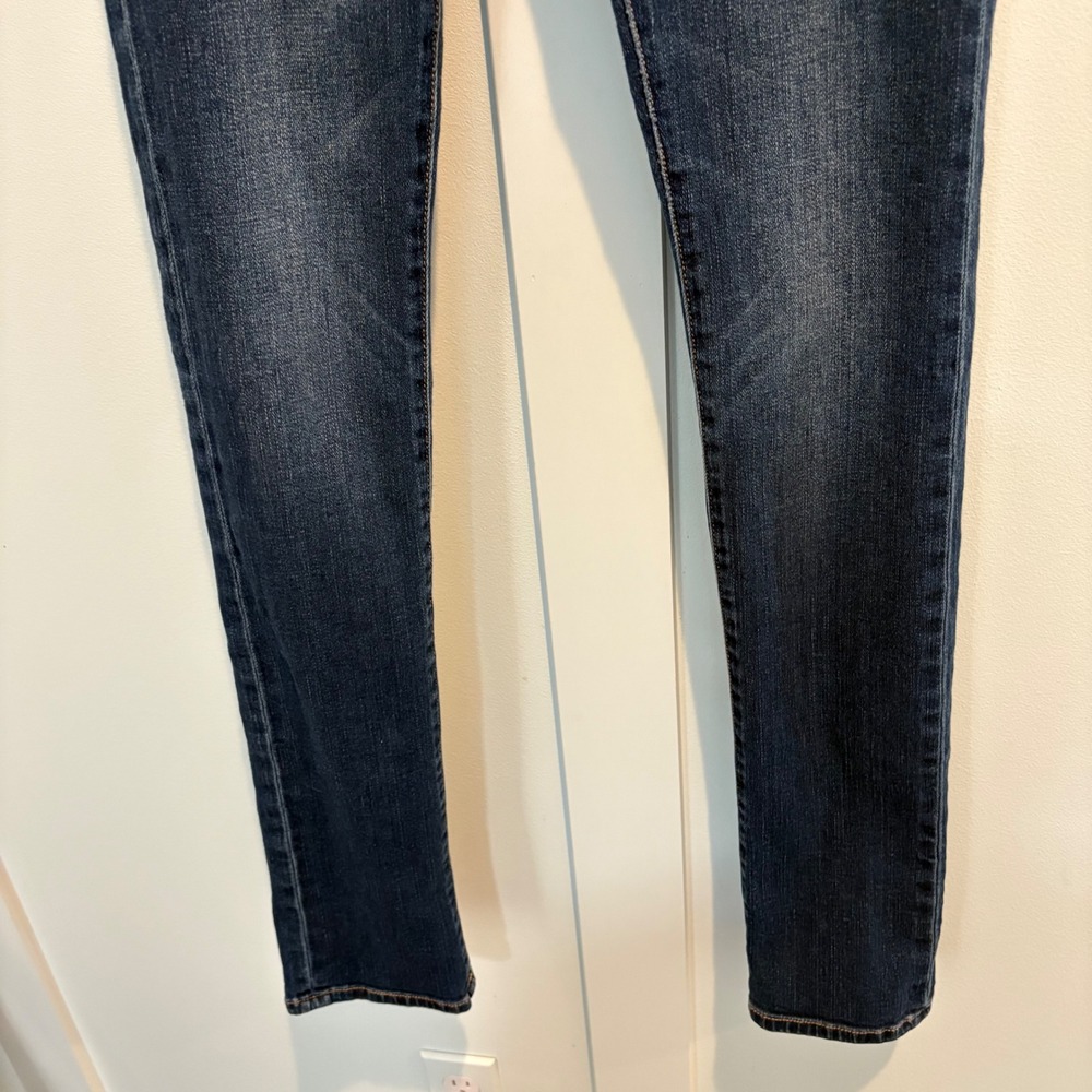 Pilcro‎ and the Letterpress Parallel Jeans Women's 26 Dark Wash 32" inseam - Picture 5 of 14